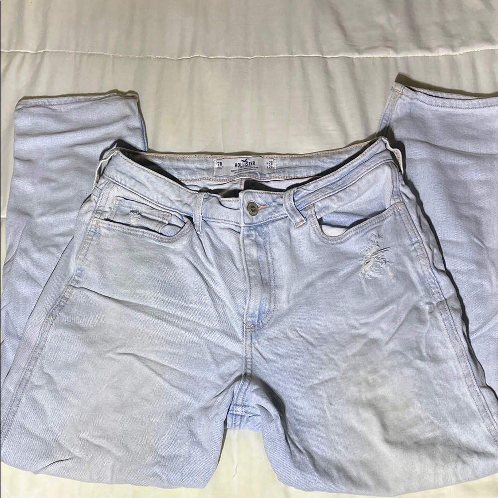 Hollister Women’s Light Blue Mom Jean